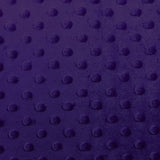 Minky Dimple Dot Faux Fur Fabric - 100 Percent Polyester, Embossed Dimple Dot, 60" Width (1 Yard)