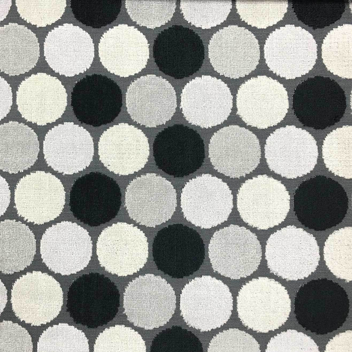 Cut Velvet Upholstery Fabric Polka Dot Buddha