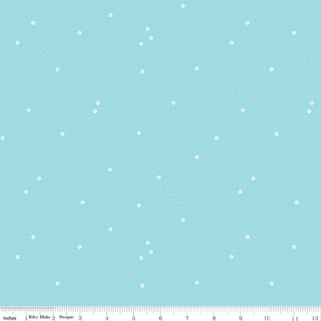 Cotton Wideback Fabric Dainty Daisy Waterfall 107/108"