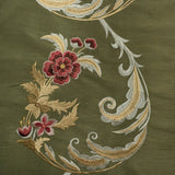 Embroidered Floral Drapery Window Curtain Fabric Daisy