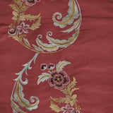 Embroidered Floral Drapery Window Curtain Fabric Daisy
