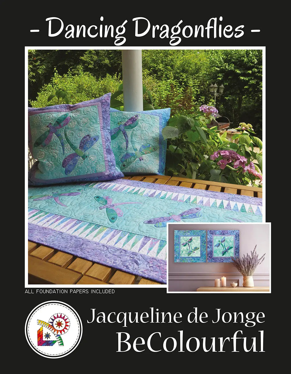 Dancing Dragonflies Sewing Pattern Table Runner