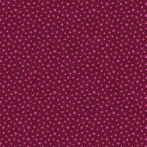 Cotton Fabric Dapple Dot Crimson Affinity 44/45"