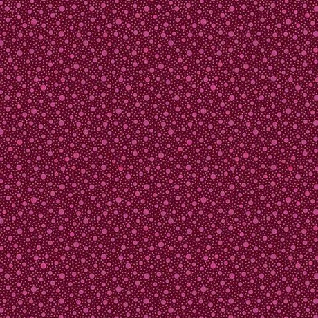 Cotton Fabric Dapple Dot Crimson Affinity 44/45"