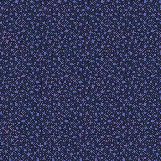Cotton Fabric Dapple Dot Plum Affinity 44/45