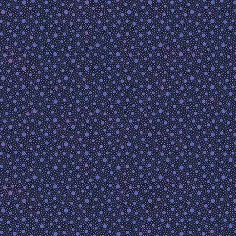 Cotton Fabric Dapple Dot Plum Affinity 44/45