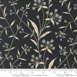 Cotton Print Dark Blue Arabesque Highland Midnight 44/45 Fabric