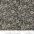 Cotton Print Dark Blue Arabesque Meadow Midnight Fabric