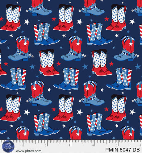 Cotton Patriotic Minis Print Fabric