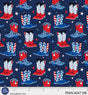 Cotton Patriotic Minis Print Fabric