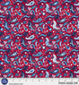 Cotton Patriotic Minis Fabric Dark Red 44/45"