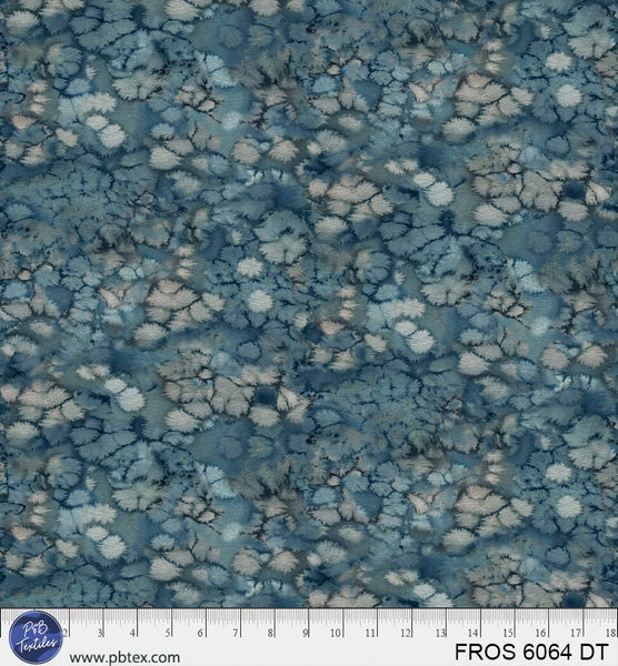 Cotton Fabric Dark Teal Frost 44/45" Width