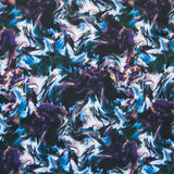 Athletic Jersey Knit Poly Spandex Olympus Dark Arty Swirl