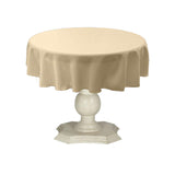 Dull Bridal Satin Fabric - Solid Color, 51" Round (1 Piece)