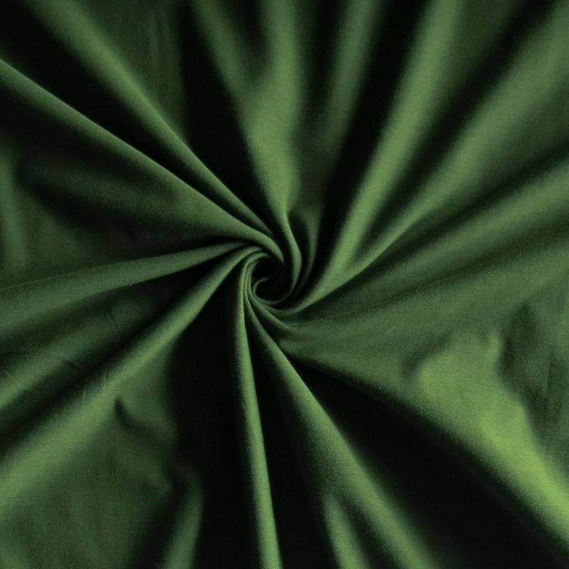 Cotton Lycra Jersey Knit Fabric Olive Green 6 oz