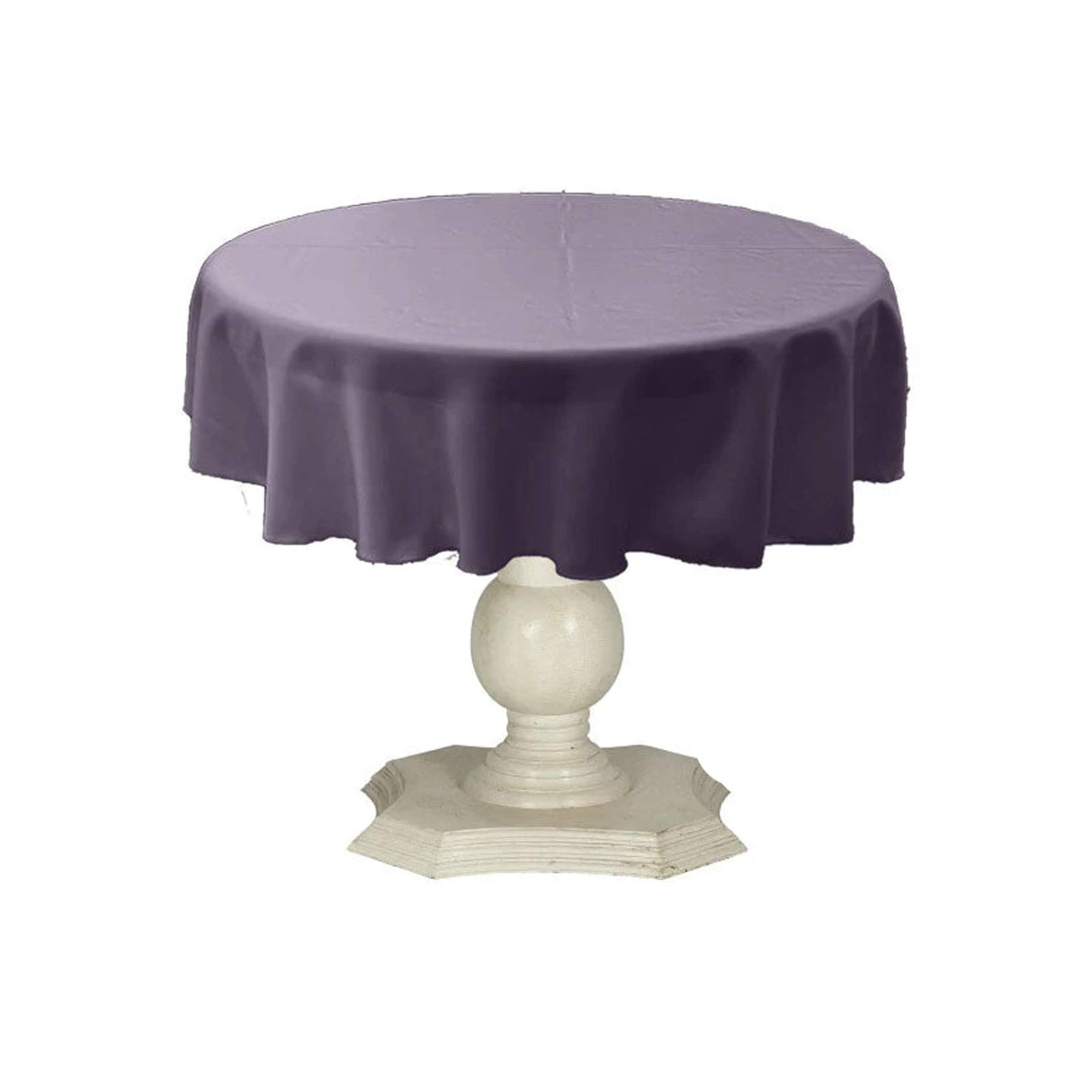 Dull Bridal Satin Fabric - Solid Color, 51" Round (1 Piece)