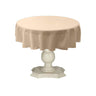 Tablecloth Dull Bridal Satin Fabric - 54" Round, Color Options (1 Piece)