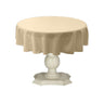 Tablecloth Dull Bridal Satin Fabric - Solid Color, 58" Round (1 Piece)
