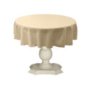 Dull Bridal Satin Fabric - Solid Color, 51" Round (1 Piece)
