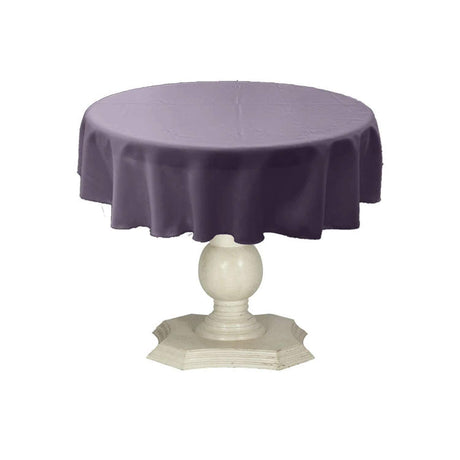 Tablecloth Dull Bridal Satin Fabric - 54" Round, Color Options (1 Piece)
