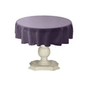Tablecloth Dull Bridal Satin Fabric - Solid Color, 45" Round (1 Piece)