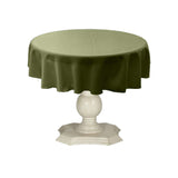 Dull Bridal Satin Fabric - Solid Color, 51" Round (1 Piece)