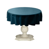 Tablecloth Dull Bridal Satin Fabric - 54" Round, Color Options (1 Piece)