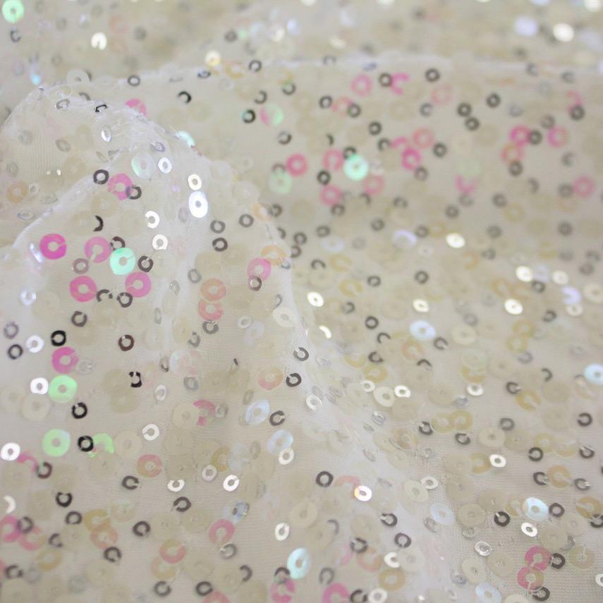 Darling Spandex Sequin Fabric - Embroidered Sequin, 46/47" Width (1 Yard)
