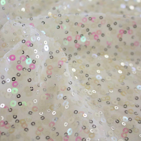 Darling Spandex Sequin Fabric - Embroidered Sequin, 46/47" Width (1 Yard)