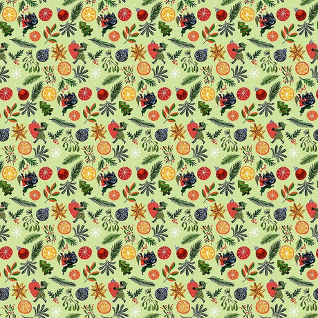 Quilting Cotton Fantastical Holiday Pixies Multi Dear Stella