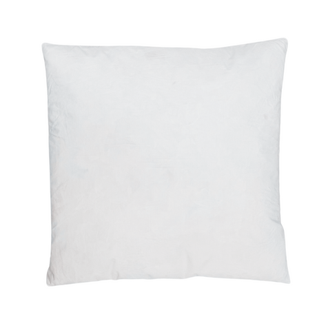 Duck Feather Throw Pillow Inserts Set of 2 White
