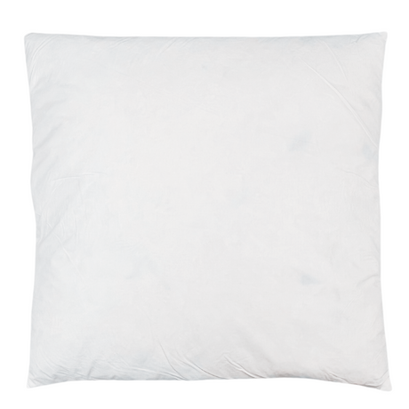 Duck Feather Throw Pillow Inserts Set of 2 White