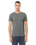 Bella Canvas 3001CVC Cotton Poly Fabric - Deep Heather, Heathered, Short Sleeve, Crewneck (1 Piece)
