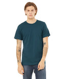 Bella Canvas 3001 Airlume Combed And Ring-Spun Cotton Fabric - Deep Teal, Crewneck, Short Sleeve (1 Piece)