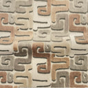 Cut Velvet Upholstery Fabric Deka Geometric