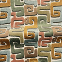 Cut Velvet Upholstery Fabric Deka Geometric