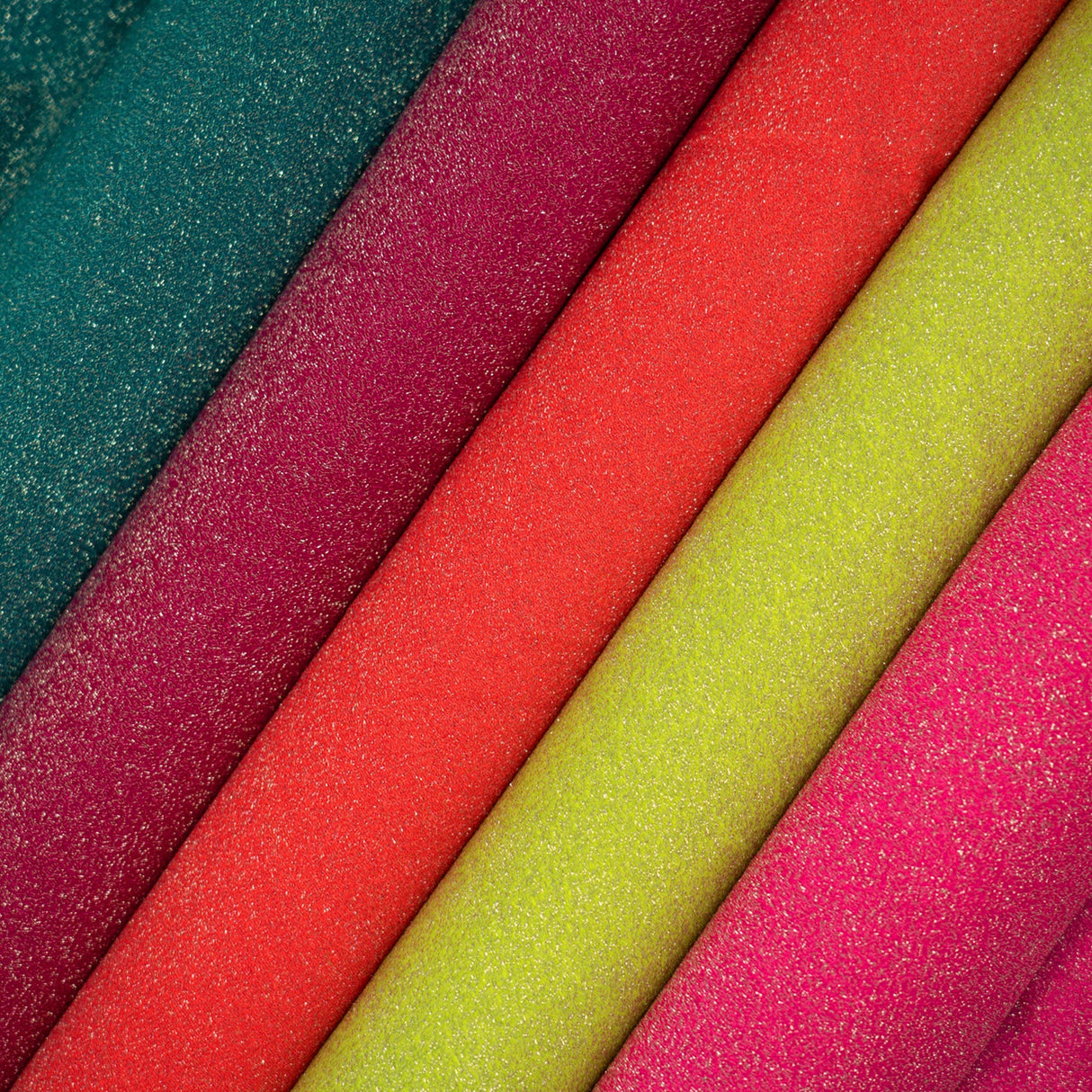 Deluxe Nylon Spandex Lurex Fabric - Vibrant Metallic Stretch, 58" Width, 4-Way Stretch (1 Yard)