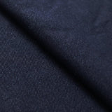 Hot Denim Cotton Poly Spandex Fabric - Denim Blue And Black, Solid, 58/60" Width (1 Yard)