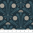 Cotton Print Denim Dandelion Fabric 44/45" Wide