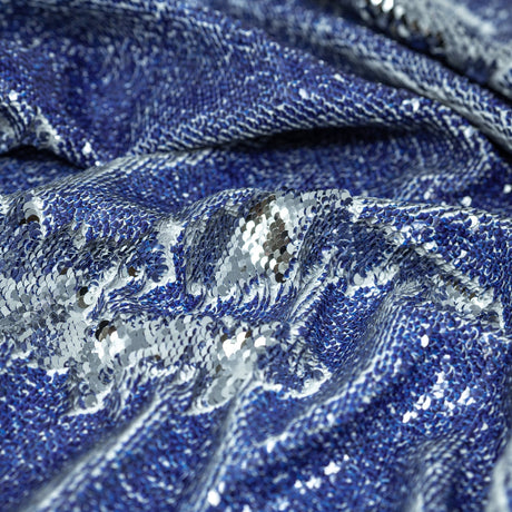 Flip Sequin Spandex Denim Print