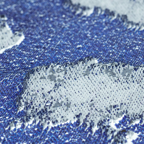 Flip Sequin Spandex Denim Print