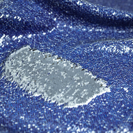 Flip Sequin Spandex Denim Print