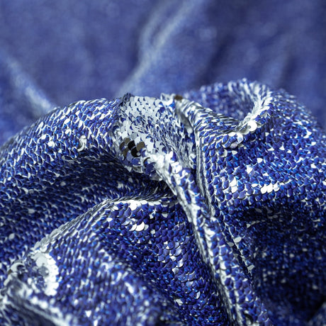 Flip Sequin Spandex Denim Print