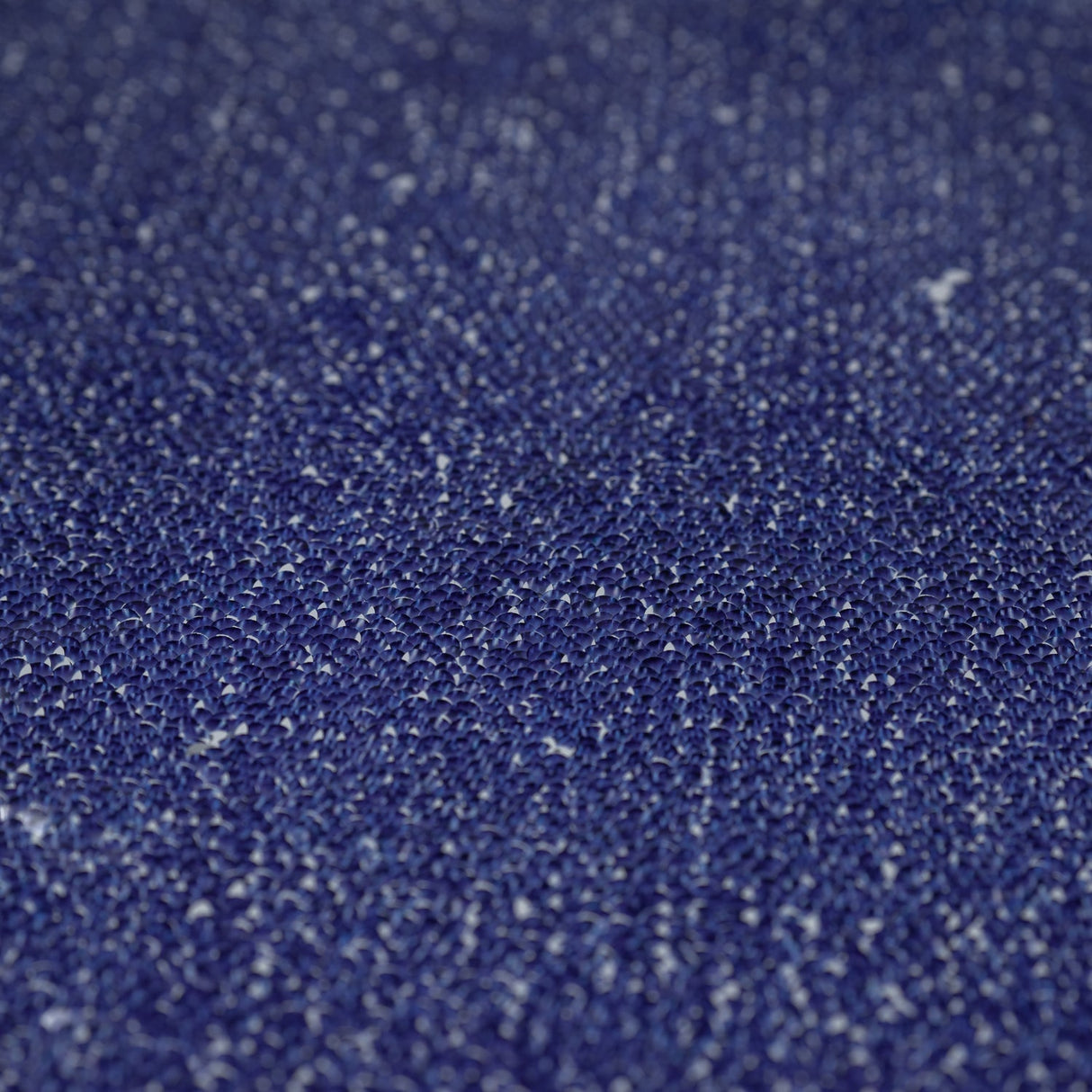 Denim Printed Flip Sequin On Spandex Fabric - Blue Denim Print, 58/60" Width (1 Yard)