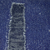 Denim Printed Flip Sequin On Spandex Fabric - Blue Denim Print, 58/60" Width (1 Yard)