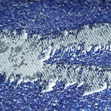 Flip Sequin Spandex Denim Print