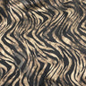 Foil Printed Spandex Zebra Fabric