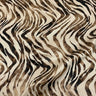 Foil Printed Spandex Zebra Fabric