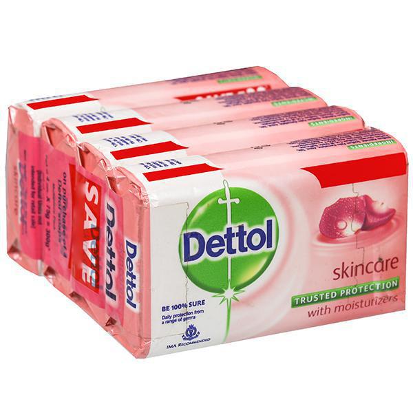 Dettol Skincare Soap Buy 3 Get 1 Free Pack