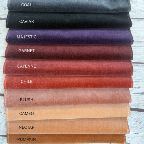 Mini Mohair Velvet Upholstery Fabric by the Yard